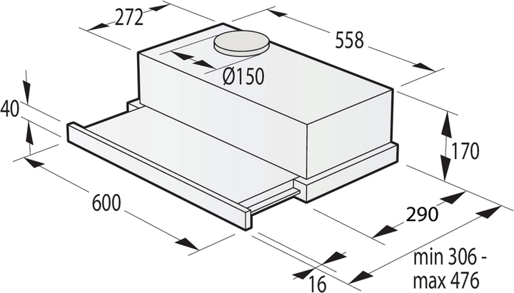 Okap kuchenny Gorenje TH64E3SGB - obraz 7