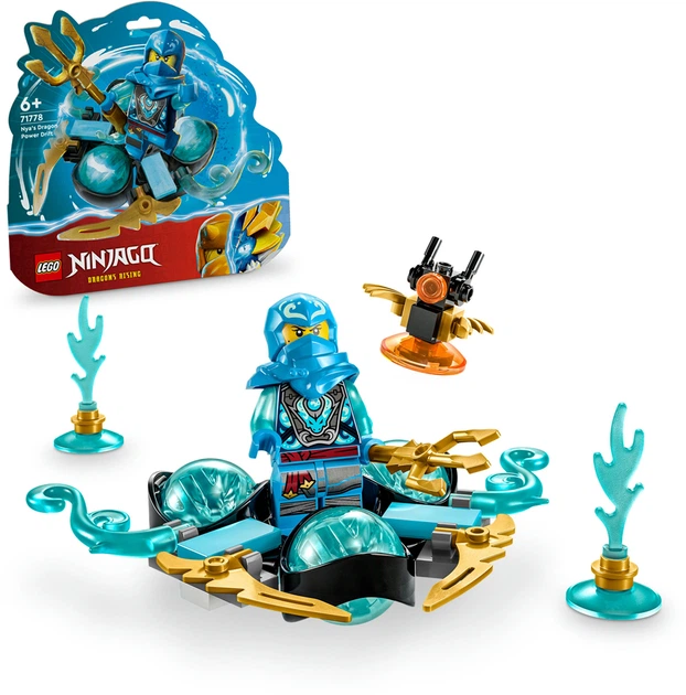 Zestaw klocków LEGO Ninjago Smocza moc Nyi driftowanie spinjitzu 57 elementów (71778) - obraz 9
