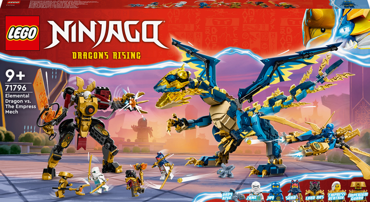 Конструктор LEGO Ninjago Дракон стихій проти робота Володарки 1038 ...