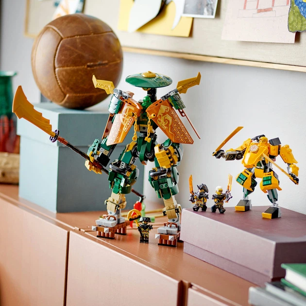 Конструктор LEGO Ninjago Командні роботи ніндзя Ллойда й Арін 764 деталі (71794) - зображення 5