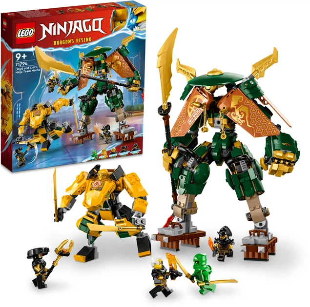 Конструктор LEGO Ninjago Командні роботи ніндзя Ллойда й Арін 764 деталі (71794) - зображення 9