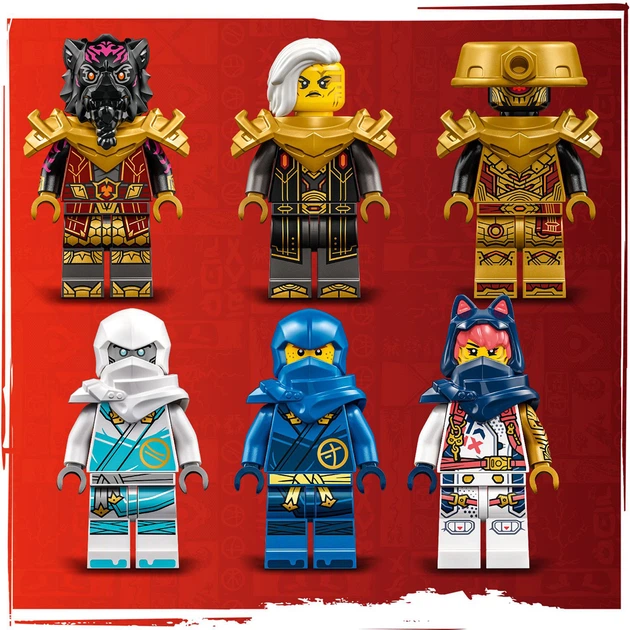 Конструктор LEGO Ninjago Дракон стихий против работа