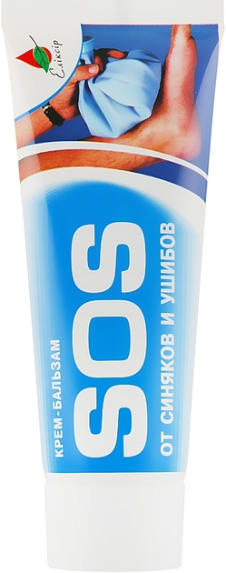 Крем-бальзам "SOS" от синяков и ушибов - Эликсир 75ml (75ml) (932076-1185934-2) - изображение 1