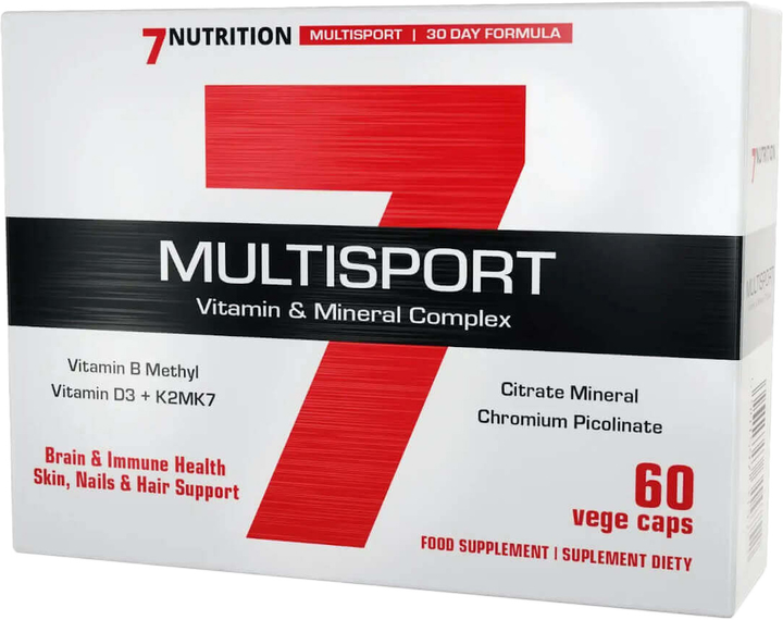 Вітамінно-мінеральний комплекс 7Nutrition Multisport 60 капсул (5901597314752) - зображення 1