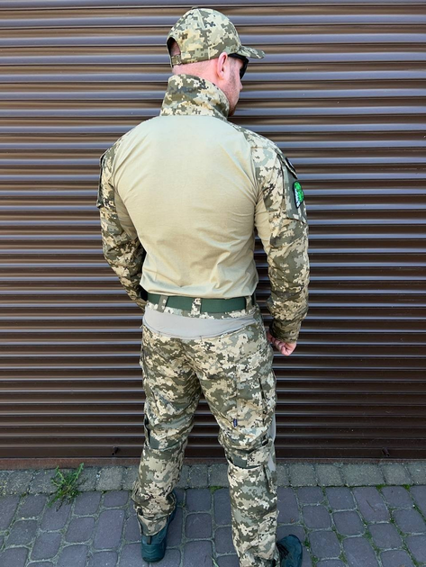 Тактичний військовий костюм Tactic ( Убакс + Штани ), Камуфляж: Піксель ЗСУ, Розмір: XL - зображення 2
