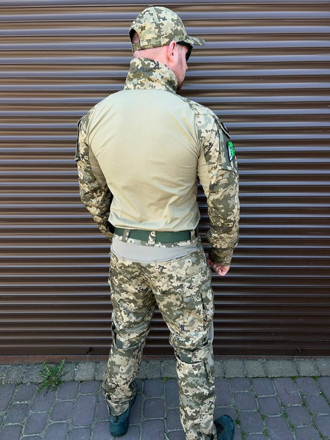 Тактический военный костюм Tactic ( Убакс + Штаны ), Камуфляж: Пиксель ВСУ, Размер: XXXL - изображение 2