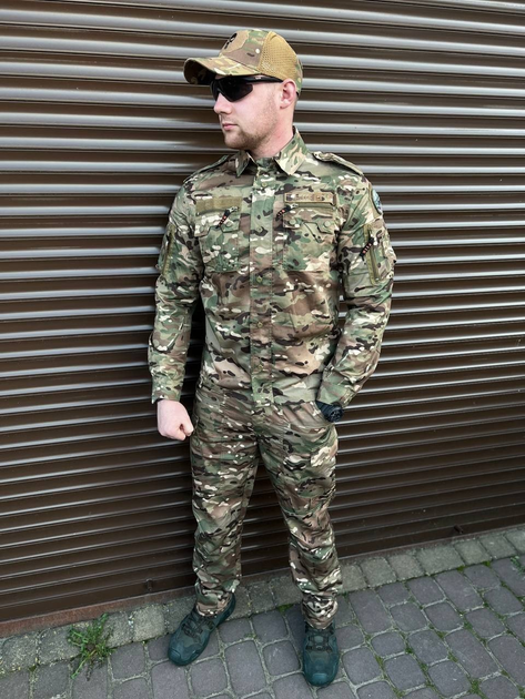 Тактичний військовий костюм M16H ( Китель + Штани ), Камуфляж: Мультикам, Розмір: XXXL - зображення 1