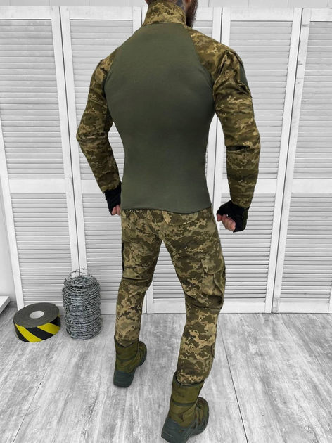 Тактичний військовий костюм Kayman ( Убакс + Штани ), Камуфляж: Піксель ЗСУ, Розмір: S - зображення 2