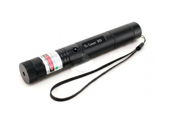 Потужна лазерна указка Green Laser Pointer YL-Laser 303 Чорний - Фото 1 Потужна лазерна указка Green Laser Pointer YL-Laser 303 Чорний - зображення 1