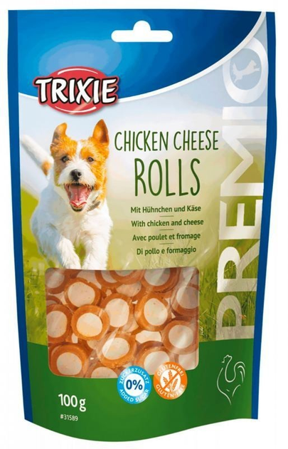 Лакомства для собак Trixie (Трикси) PREMIO Chicken Cheese Rolls, с ...