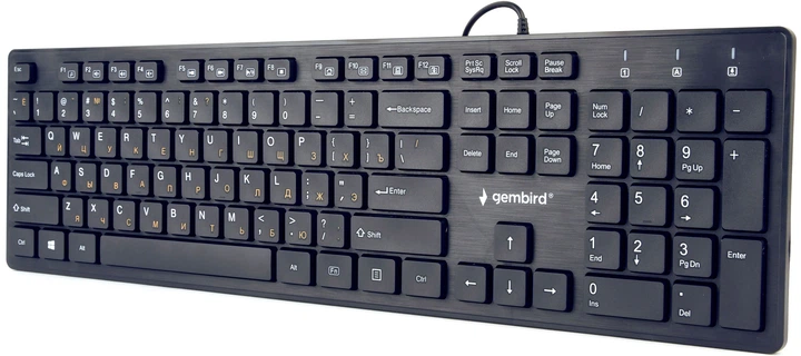 Клавиатура Gembird KB-MCH-03-UA USB Black (KB-MCH-03-UA) - изображение 2