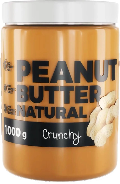 Арахісова паста Peanut Butter Crunch 1000 г (5903111089863) - зображення 1
