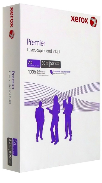 Бумага офисная Xerox Premier А 4 80 гр. класс А 500 листов – фото ...
