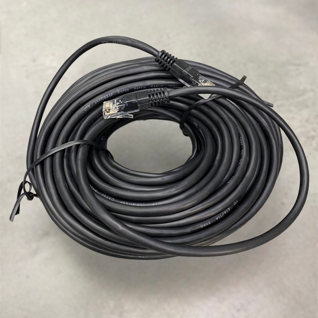 Патч-корд Gemix GC 1515B UTP Cat. 5e, 20 м, черный - Фото 1 Патч-корд Gemix GC 1515B UTP Cat. 5e, 20 м, черный - изображение 1