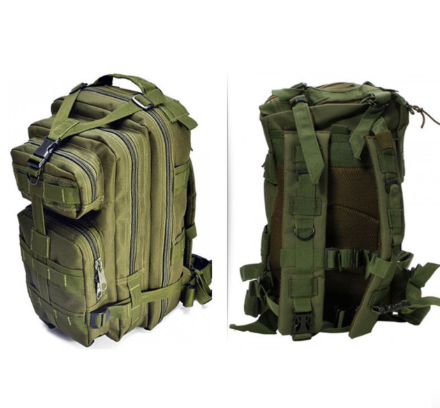 Тактический штурмовой военный рюкзак на 33-35 Traum литров зеленый - изображение 2