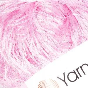 Турецкая пряжа для вязания YarnArt Samba (самба) травка 2008 розовый ...