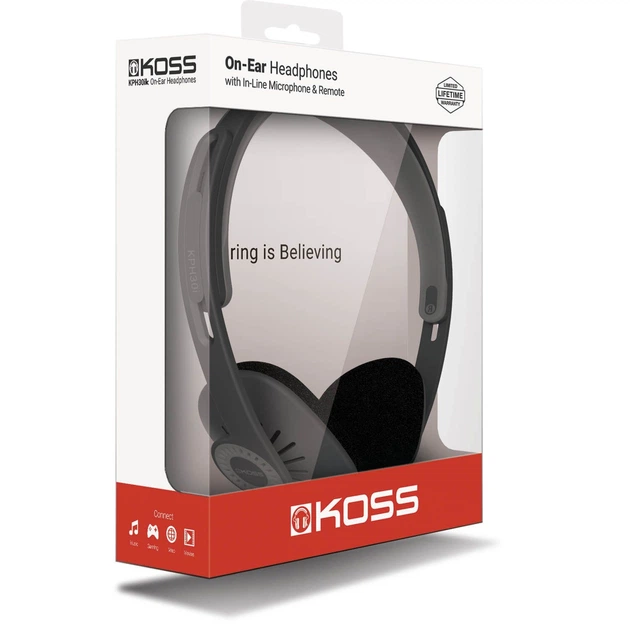 Наушники KOSS KPH30i Black - Фото 4 Наушники KOSS KPH30i Black - изображение 4