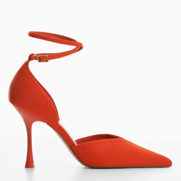 Женские босоножки Mango 47042518-70 38 24.5 см Красные (8445791620082 ...