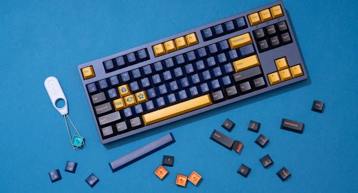 Клавиатура проводная Akko 3087 V2 DS Horizon CS Pink V2 USB Blue