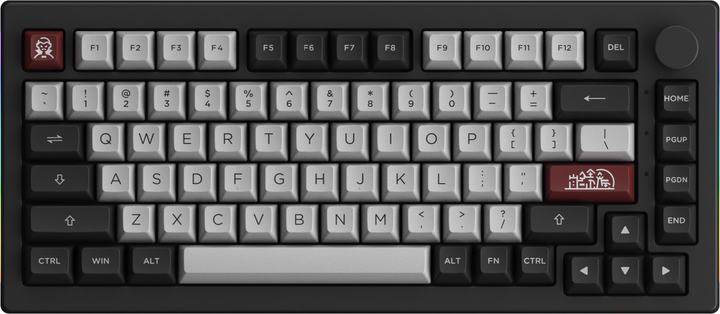 Клавиатура беспроводная Akko 5075B Plus Dracula V3 Cream Yellow RGB USB/Bluetooth Black-White (6925758622424) - изображение 2