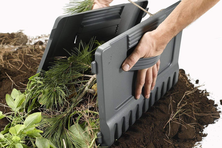 Садовый компостер пластиковый Keter E-Composter 470L черный, с основанием (17186362) - изображение 7