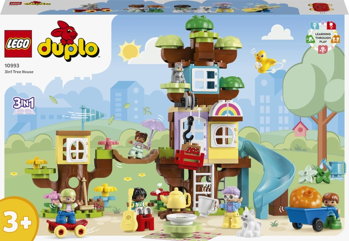 Конструктор LEGO Duplo Town Будиночок на дереві 3 в 1 126 деталей (10993) - зображення 1