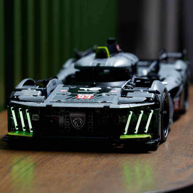 Конструктор LEGO Technic Peugeot 9X8 24H Le Mans Hybrid Hypercar 1775 деталей (42156) - зображення 5