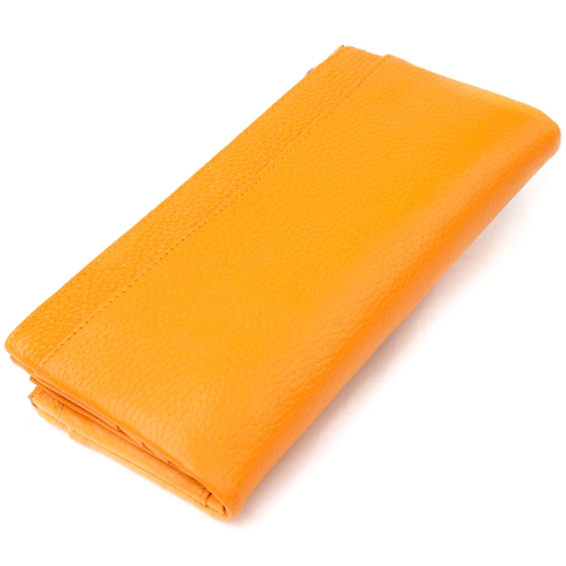 Кошелек кожаный женский Canpellini 19х9,5х1,5 см (acs0025139) Желтый - изображение 2