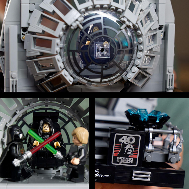 Zestaw klocków LEGO Star Wars Diorama: Sala tronowa Imperatora 807 elementów (75352) - obraz 3