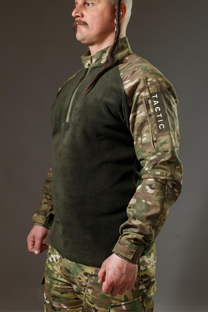 Військова сорочка Убакс Tactic утеплена, бойова сорочка, мультикам 52 - изображение 2