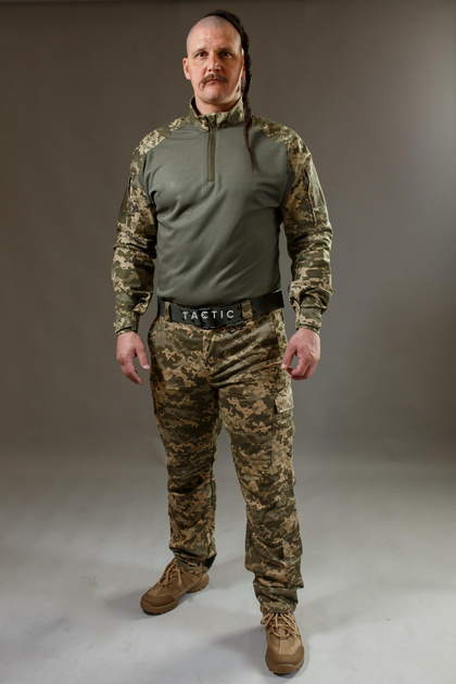 Військова форма Tactic літня, тактичний костюм (убакс + штани) піксель 52 - изображение 1