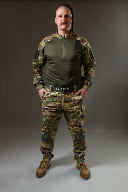 Військова форма Tactic, тактичний костюм (убакс + штани CORD), мультикам 50 - зображення 1
