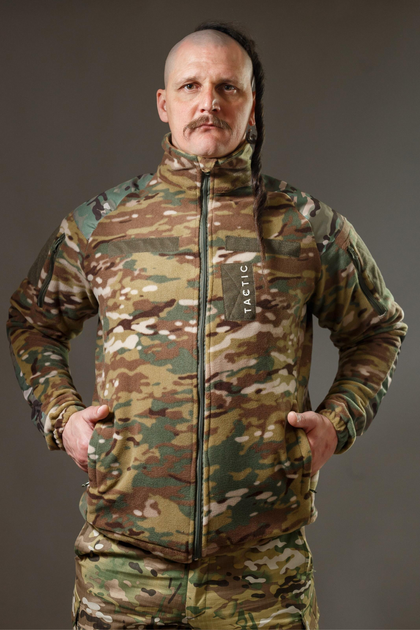 Військова тактична кофта флісова мультикам Україна 46 - изображение 1