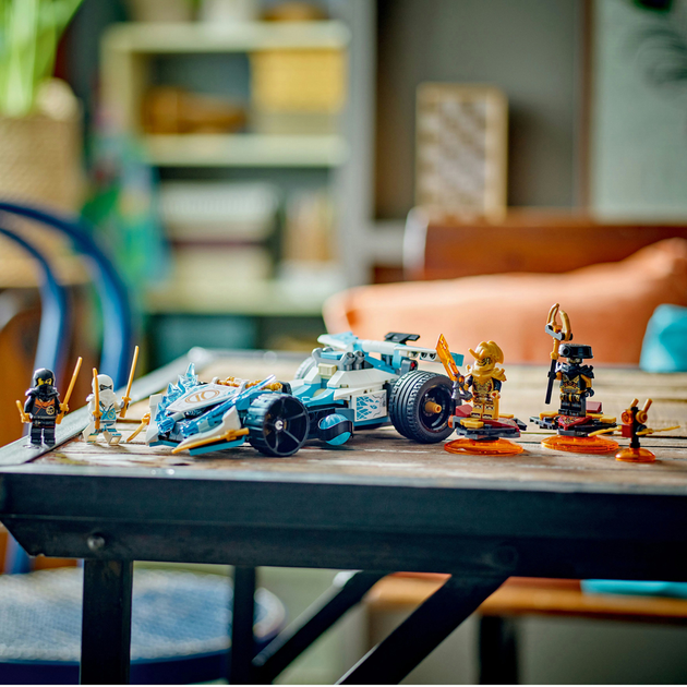 Конструктор LEGO Ninjago Суперсила дракона Зейна автомобіль для перегонів спін-джитсу 307 деталей (71791) - зображення 5