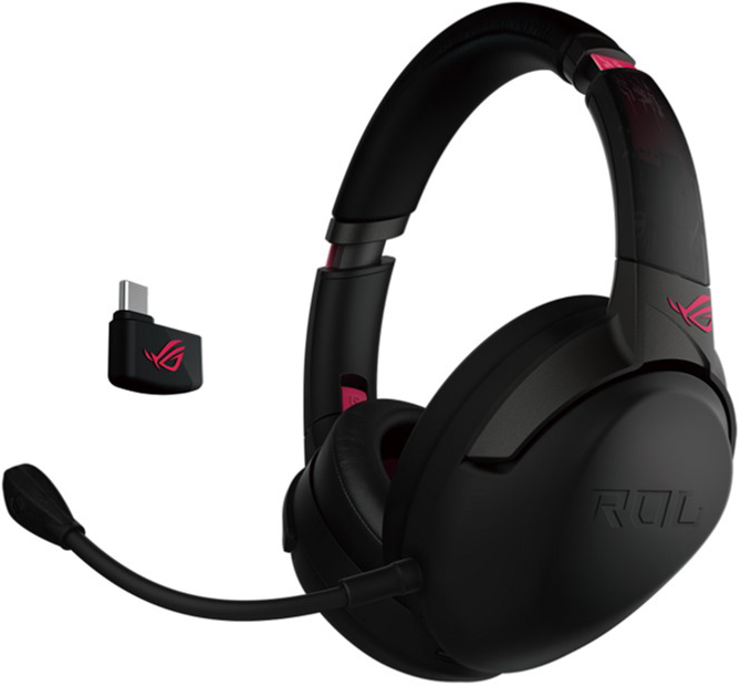 Słuchawki Asus ROG Strix Go 2.4 Electro Punk (90YH02P1-B3UA00) - obraz 1