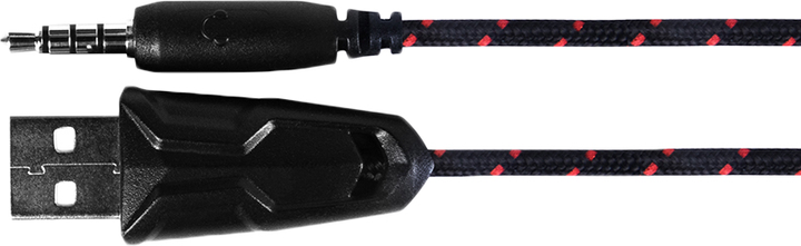 Słuchawki Modecom MC-839 Sword Volcano Gaming Series Czarno-Czerwone (S-MC-839-SWORD) - obraz 5