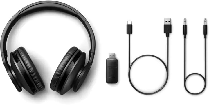 Навушники Philips TAH6206 Over-ear Wireless for TV (TAH6206BK/00) - зображення 6
