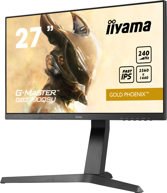Monitor 27" iiyama G-Master GB2790QSU-B1 / Fast IPS 1ms / 2K / 240Hz / Adaptive Sync - obraz 3