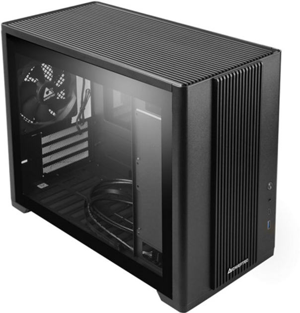 Корпус Chieftec UNI BX-10B-OP mATX, без БЖ, Black - зображення 3