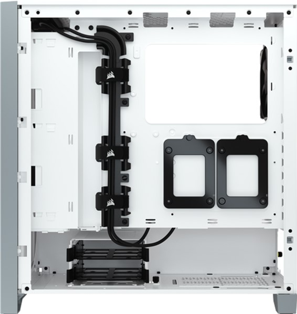 Корпус Corsair 4000D Airflow Tempered Glass White (CC-9011201-WW) - зображення 9