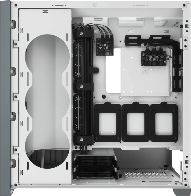 Obudowa Corsair iCUE 5000X RGB Tempered Glass Białe (CC-9011213-WW) - obraz 9