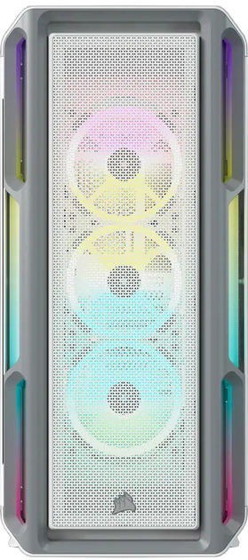 Корпус Corsair iCUE 5000X RGB Tempered Glass без БП White (CC-9011231-WW) - зображення 2