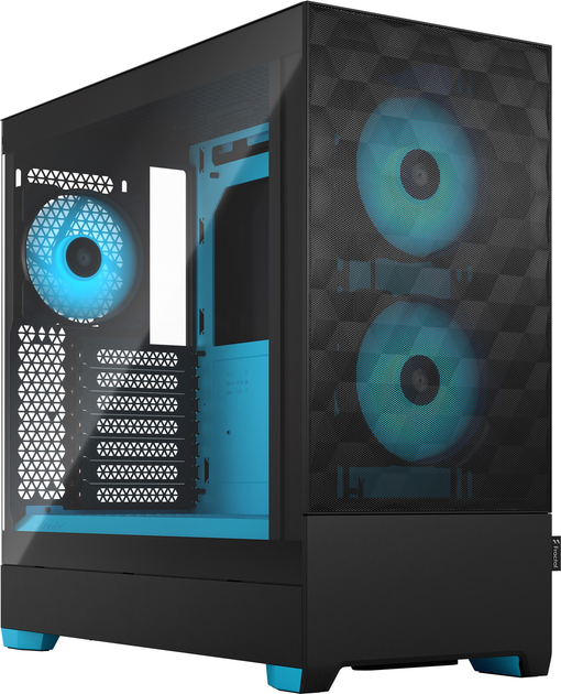 Obudowa Fractal Design Pop Air RGB Cyan Core TG (FD-C-POR1A-02) - obraz 1