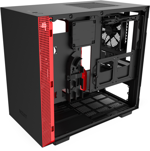 Корпус NZXT H210 Black/Red Chassis (CA-H210B-BR) - зображення 4