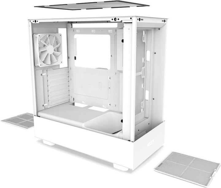 Корпус NZXT H5 Flow Edition White (CC-H51FW-01) - зображення 6