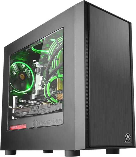 Obudowa Thermaltake Versa H17 Window czarne (CA-1J1-00S1WN-00) - obraz 1