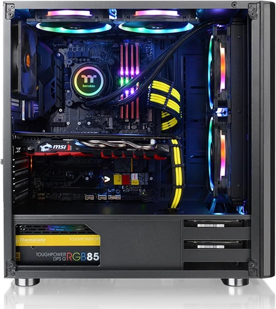 Obudowa Thermaltake V200 Tempered Glass RGB Edition Czarny (CA-1K8-00M1WN-01) - obraz 16