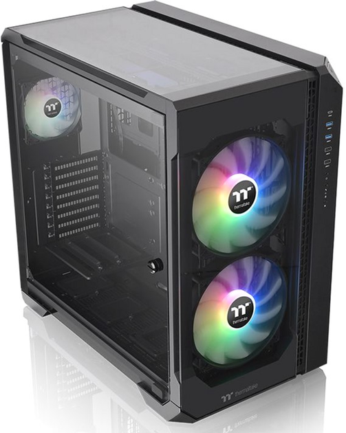 Obudowa Thermaltake View 51 Tempered Glass ARGB Edition Czarne (CA-1Q6-00M1WN-00) - obraz 2