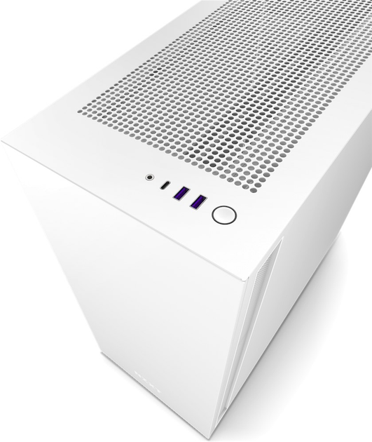 Obudowa PC NZXT H7 v1 2022 Base Edition ATX Mid Tower Chassis All White (CM-H71BW-01) - obraz 6