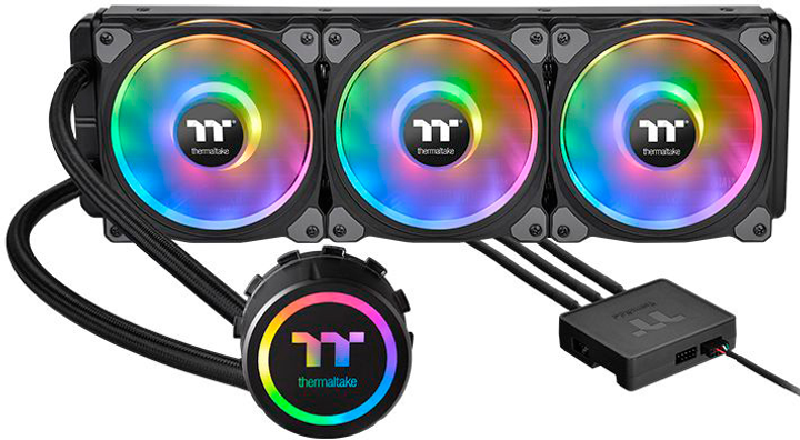 Chłodzenie wodne Thermaltake Floe DX RGB 360 TT Premium Edition (CL-W256-PL12SW-A) - obraz 1